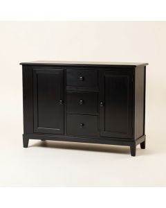 69 Inch Wooden Sideboard Buffet Storage Cabinet With 2 Doors & 3 Drawers (synthetic illustration; no displayed measurements)