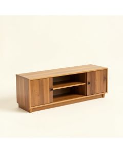 Solid Wood Tv Stand For Tvs Up To 85 '' (synthetic illustration; no displayed measurements)