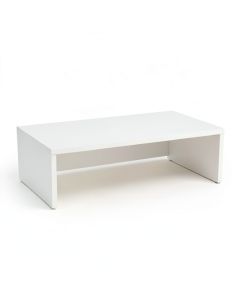 Oak Dale Desktop Monitor Riser - White (synthetic illustration; no displayed measurements)