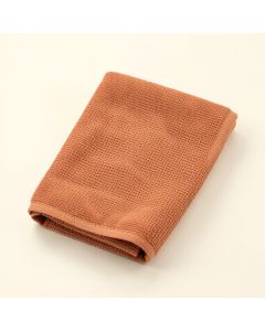 Slate Bend Bath Towel - Terracotta (synthetic illustration; no displayed measurements)