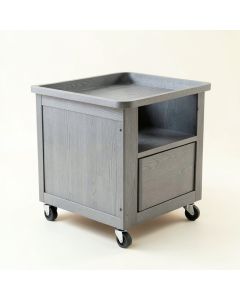 Briar Branch Empty Rolling Workshop Cart - Gray (synthetic illustration; no displayed measurements)