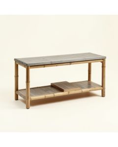 Harbor Edge Indoor Bench - Gray (synthetic illustration; no displayed measurements)