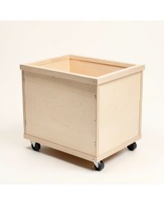 Sage Crest Empty Rolling Workshop Cart - Beige (synthetic illustration; no displayed measurements)