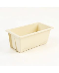 Lake Branch Empty Railing Planter With Integral Brackets - Cream (synthetic illustration; no displayed measurements)