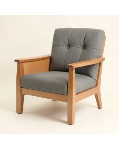 Leo 25.75 '' Wide Tufted Armchair (synthetic illustration; no displayed measurements)