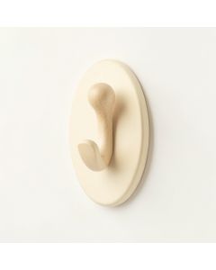 Maple Bridge Wall-Mounted Robe Hook - Cream (synthetic illustration; no displayed measurements)