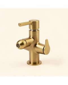Rhen Widespread Bathroom Faucet With Drain Assembly (synthetic illustration; no displayed measurements)