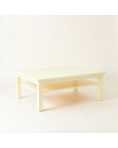 Sage Crest Coffee Table - Ivory (synthetic illustration; no displayed measurements)