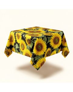 Orchimont Sunflower Cotton Tablecloth (synthetic illustration; no displayed measurements)