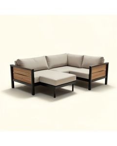 Desiah Patio Sectional With Cushions (synthetic illustration; no displayed measurements)