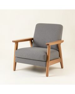 Briar Dale Upholstered Armchair - Gray (synthetic illustration; no displayed measurements)