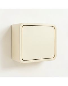 Hill Edge Wall-Mounted Entry Cabinet - Cream (synthetic illustration; no displayed measurements)