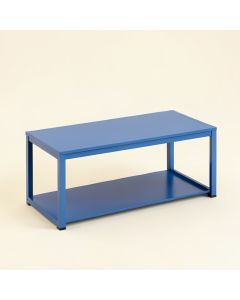 Bay Dell Narrow Outdoor Storage Bench - Blue (synthetic illustration; no displayed measurements)