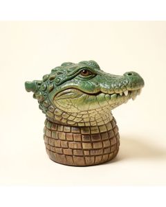 Ozella Floating Crocodile Head Statue (synthetic illustration; no displayed measurements)