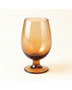 Lehner Owl In Tree 12 Oz . Glass Goblet (synthetic illustration; no displayed measurements)