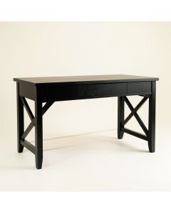 Moss Bridge Writing Desk - Black (synthetic illustration; no displayed measurements)