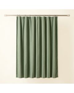Glen Arc Shower Curtain Hanging Flat From A Plain Rod (synthetic illustration; no displayed measurements)