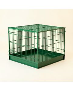 Fern Falls Empty Furniture-Style Pet Crate - Green (synthetic illustration; no displayed measurements)