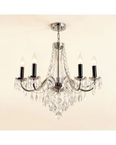 Eitzen Unique Tiered Chandelier With Crystal Accents (synthetic illustration; no displayed measurements)