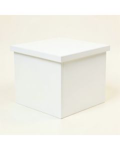 Moss Brook Closed Outdoor Storage Box - White (synthetic illustration; no displayed measurements)