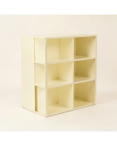 Ridge Crest Desktop Shelving Unit - Ivory (synthetic illustration; no displayed measurements)