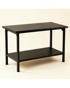 Holly Edge Empty Workshop Workbench - Black (synthetic illustration; no displayed measurements)