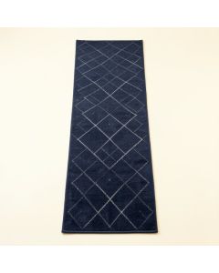 Pine Bridge Narrow Runner Rug - Navy (synthetic illustration; no displayed measurements)