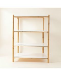 Brook Crest Empty Seed-Starting Shelving Unit Without Lights - White (synthetic illustration; no displayed measurements)