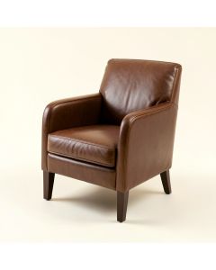 Bertrix Genuine Leather Dining Chair (synthetic illustration; no displayed measurements)