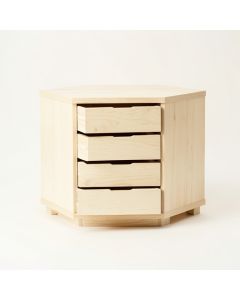 Wren Crossing Small-Parts Storage Drawer Cabinet - Ivory (synthetic illustration; no displayed measurements)