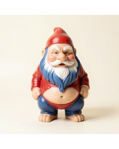 Zen Gnome Statue (synthetic illustration; no displayed measurements)