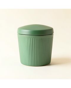 Cliff Dale Storage Canister With Lid - Green (synthetic illustration; no displayed measurements)