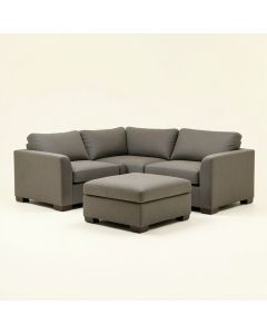 Newberg 92 '' Wide Right Hand Facing Modular Sofa & Chaise With Ottoman (synthetic illustration; no displayed measurements)