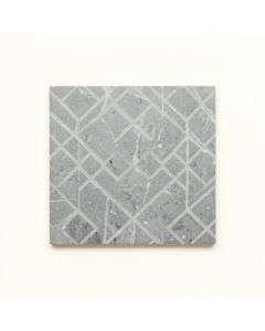 Holly Crest Uninstalled Square Decorative Tile - Gray (synthetic illustration; no displayed measurements)