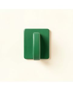 Cliff Branch Wall-Mounted Robe Hook - Green (synthetic illustration; no displayed measurements)
