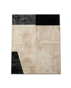 Chanler Hand-Tufted Wool Beige/Black Area Rug (synthetic illustration; no displayed measurements)