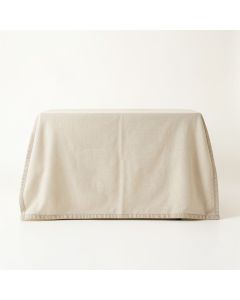 Lake Crest Flat Bed Sheet - Beige (synthetic illustration; no displayed measurements)