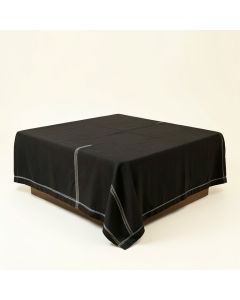Laurel Dale Flat Bed Sheet - Black (synthetic illustration; no displayed measurements)