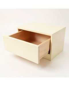 Wren Bend Under-Desk Drawer Unit - Cream (synthetic illustration; no displayed measurements)