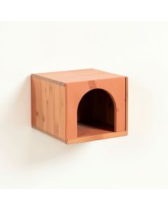 Dawn Bluff Wall-Mounted Cat Perch - Terracotta (synthetic illustration; no displayed measurements)