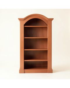 Cliff Arc Freestanding Bookcase (synthetic illustration; no displayed measurements)