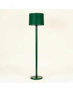 Elm Canyon Floor Lamp With A Plain Fabric Shade - Green (synthetic illustration; no displayed measurements)