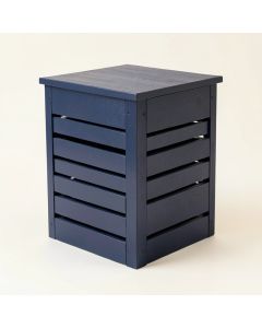 Aspen Canyon Closed Garden Compost Bin - Navy (synthetic illustration; no displayed measurements)