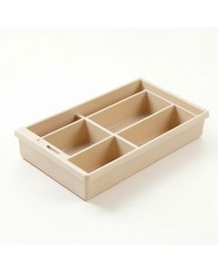 Cove Bridge Empty Pantry Drawer Organizer Insert - Beige (synthetic illustration; no displayed measurements)