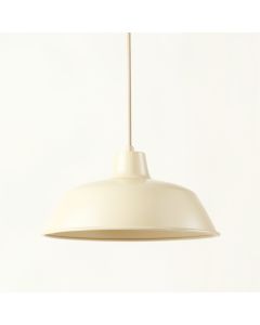 Spruce Bluff Pendant Light Suspended From One Plain Cable - Ivory (synthetic illustration; no displayed measurements)