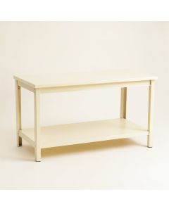 Oak Branch Empty Workshop Workbench - Ivory (synthetic illustration; no displayed measurements)