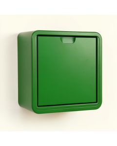Slate Branch Wall-Mounted Laundry Cabinet - Green (synthetic illustration; no displayed measurements)