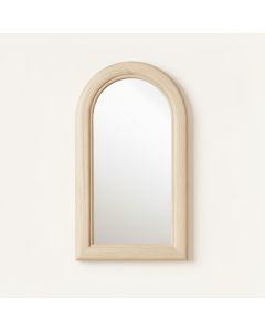 Aspen Bridge Framed Wall Mirror - Beige (synthetic illustration; no displayed measurements)