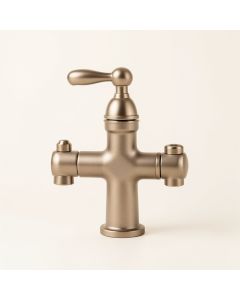 Millennium Double Handle Widespread Bathroom Faucet With Pop-Up Drain (synthetic illustration; no displayed measurements)
