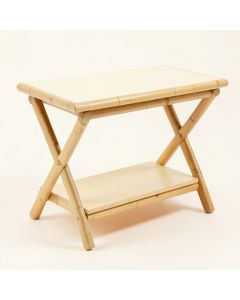 Summit Edge Side Table - Cream (synthetic illustration; no displayed measurements)